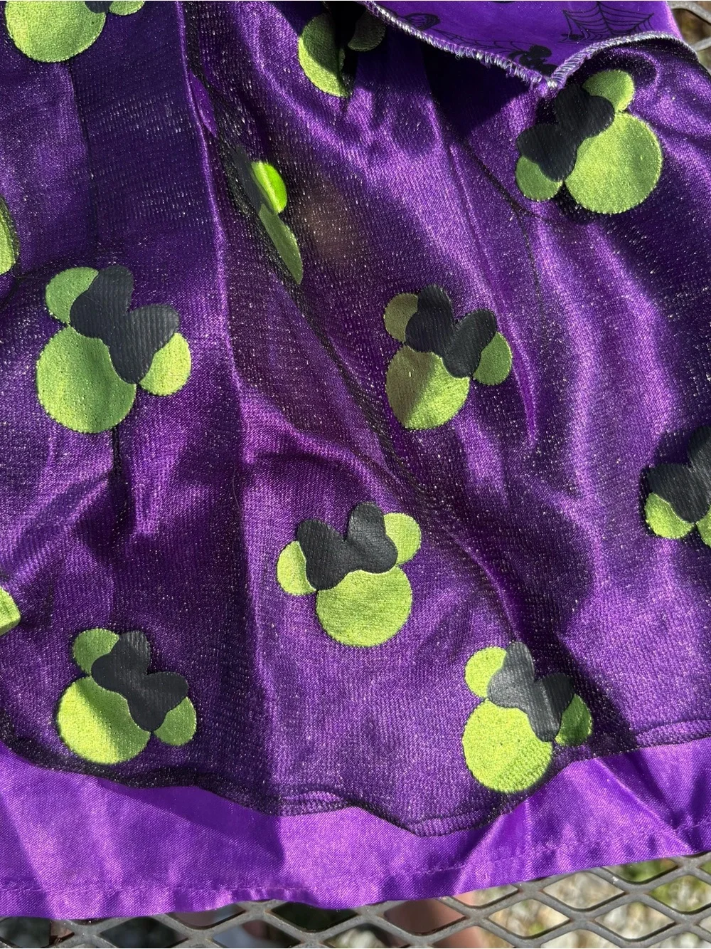 Disney Minnie Mouse Vampire Dress Sz 3-4 Halloween Costume Land World Cruise
